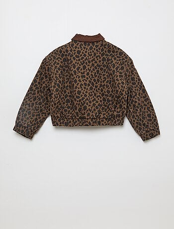 Veste bombée en jean