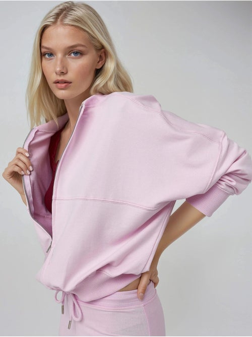 Veste bomber à coupe décontractée avec fermeture éclair et col montant busem - Kiabi Veste bomber à coupe décontractée avec fermeture éclair et col montant busem - Kiabi
