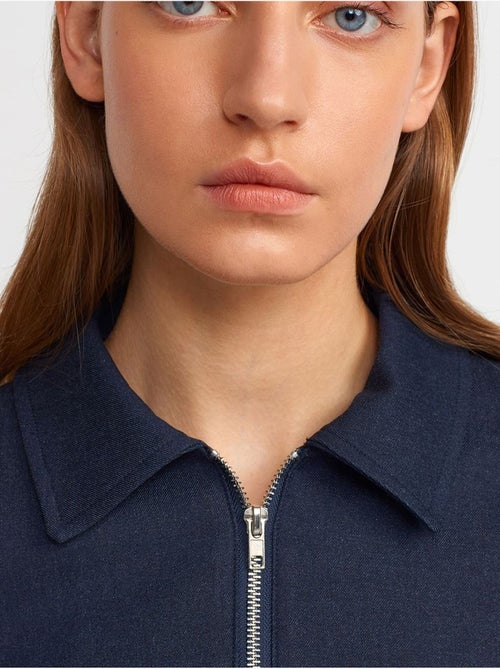 Veste Bomber Courte En Crêpe - Kiabi Veste Bomber Courte En Crêpe - Kiabi