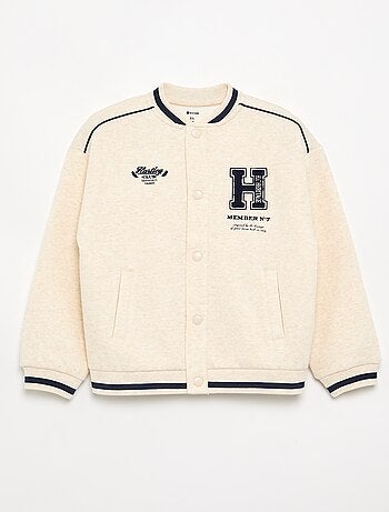 Veste bomber en polaire