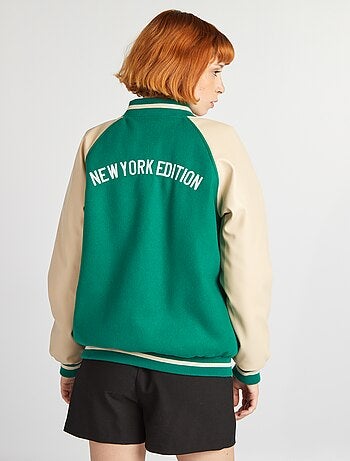 Veste Femme Bomber – Beige, Coton, Taille 12, Occasion Bon état