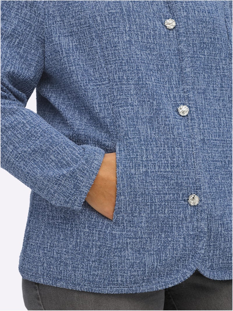 Veste Bouclée - Taille Standard - Sheego Bleu jean - Kiabi