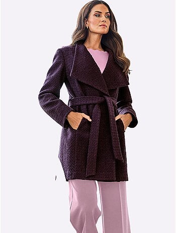 Veste Bouclée Aspect Bouclé élégant - Taille Standard - Helline