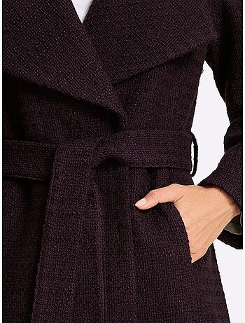 Veste Bouclée Aspect Bouclé élégant - Taille Standard - Helline