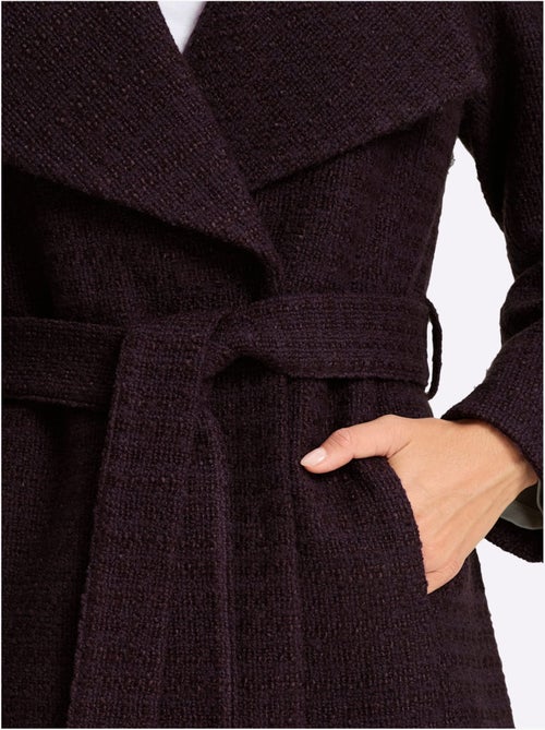 Veste Bouclée Aspect Bouclé élégant - Taille Standard - Helline - Kiabi