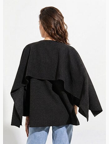 Veste bouton bijou métal et écharpe - AFIBEL