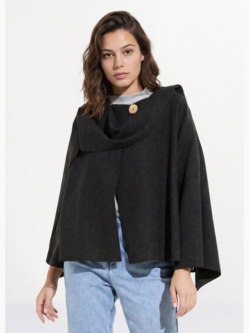 Veste bouton bijou métal et écharpe - AFIBEL - Kiabi Veste bouton bijou métal et écharpe - AFIBEL - Kiabi