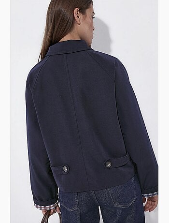 Veste boutonnée à carreaux avec doublure hiccup