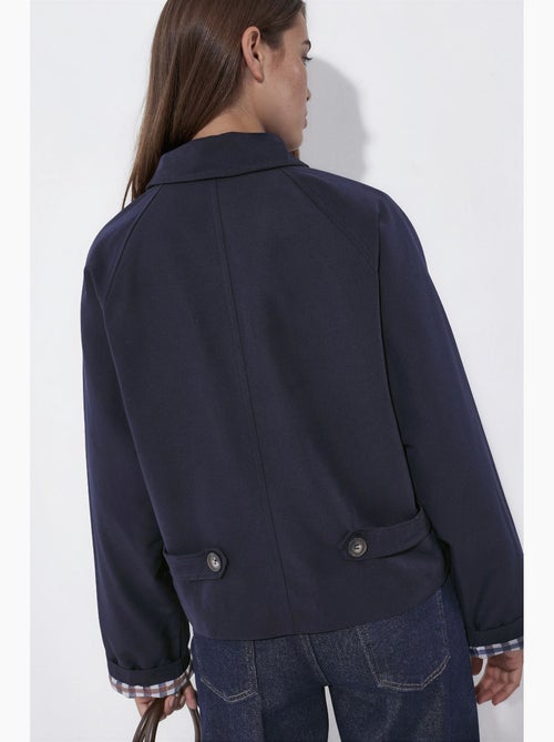 Veste boutonnée à carreaux avec doublure hiccup - Kiabi Veste boutonnée à carreaux avec doublure hiccup - Kiabi