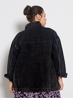 Veste boyfriend effet neige - Kiabi