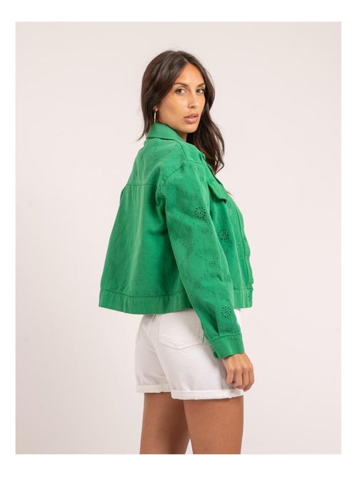 Veste broderies anglaises UKRINE - Kiabi