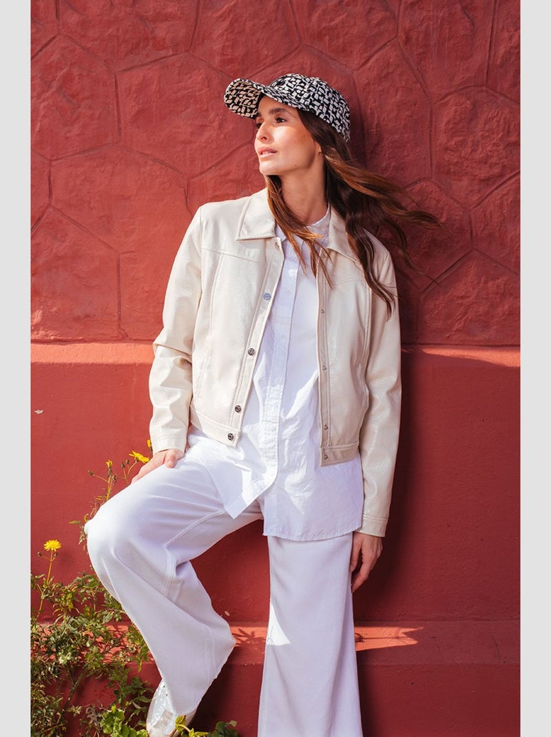 Veste BROUZ 'Le Temps Des Cerises' Beige - Kiabi