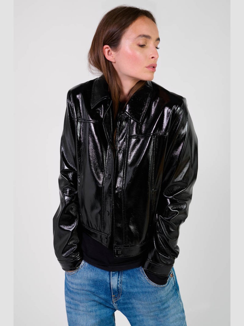 Veste BROUZ 'Le Temps Des Cerises' Noir - Kiabi