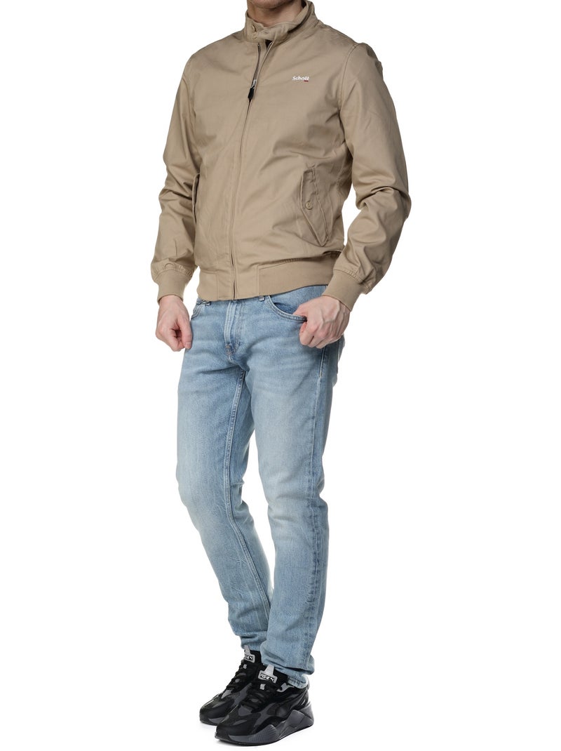 Veste Cabl1220  - Schott Beige clair - Kiabi
