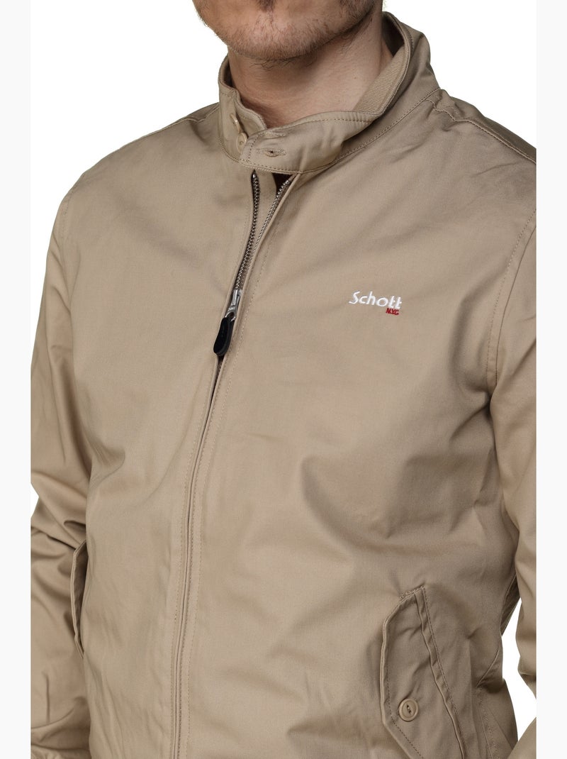 Veste Cabl1220  - Schott Beige clair - Kiabi