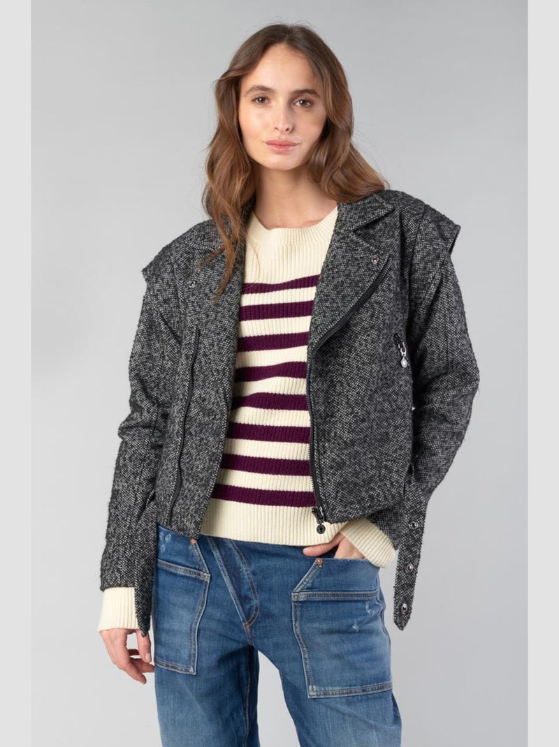 Veste CALIE 'Le Temps Des Cerises' Noir - Kiabi