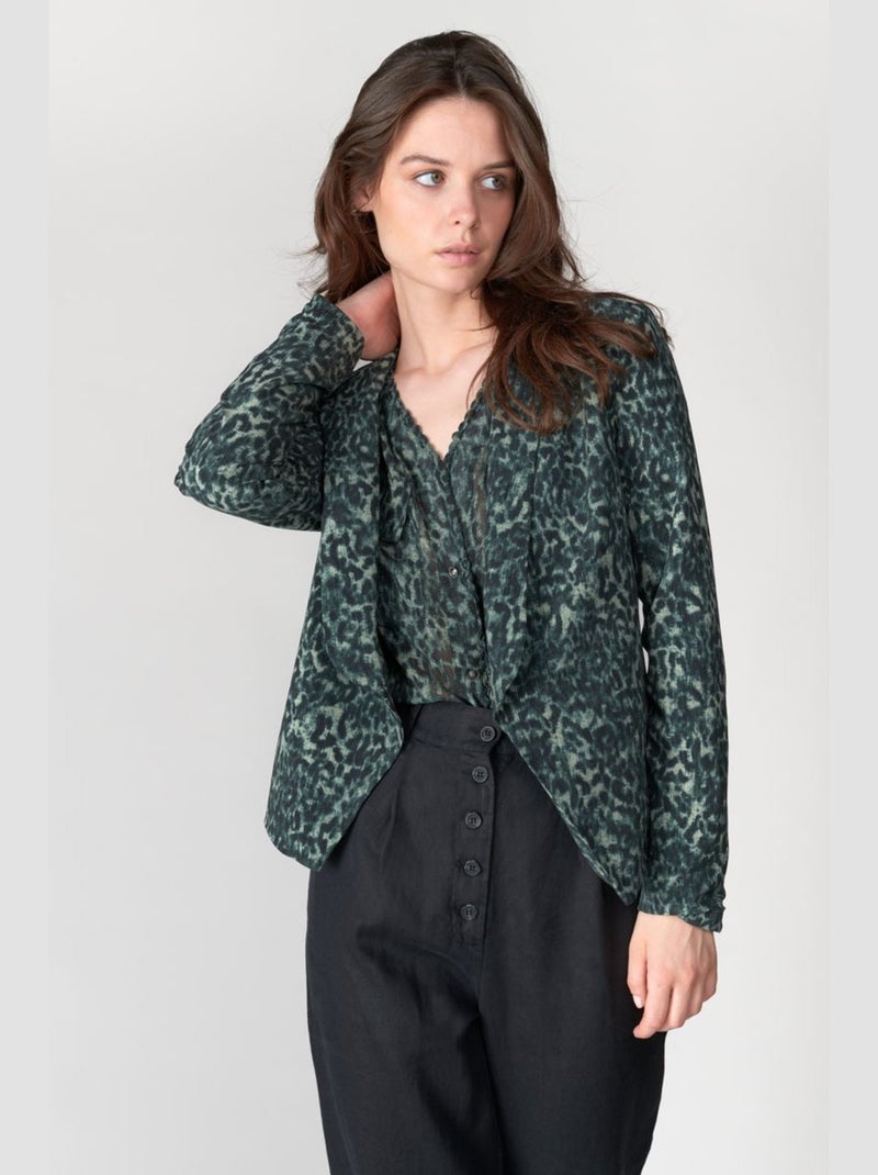 Veste CAMOTE 'Le Temps Des Cerises' Vert - Kiabi