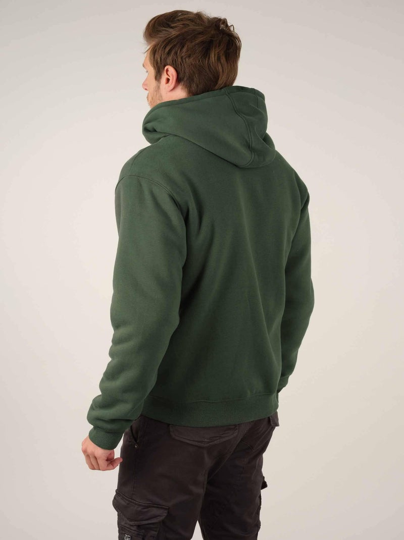 Veste capuche 'Deeluxe' Vert foncé - Kiabi