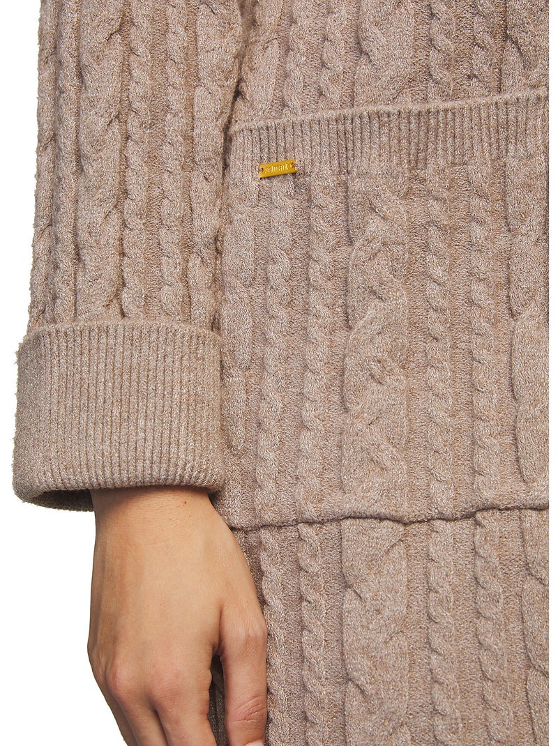 Veste cardigan Complementos Vainica Marron - Kiabi