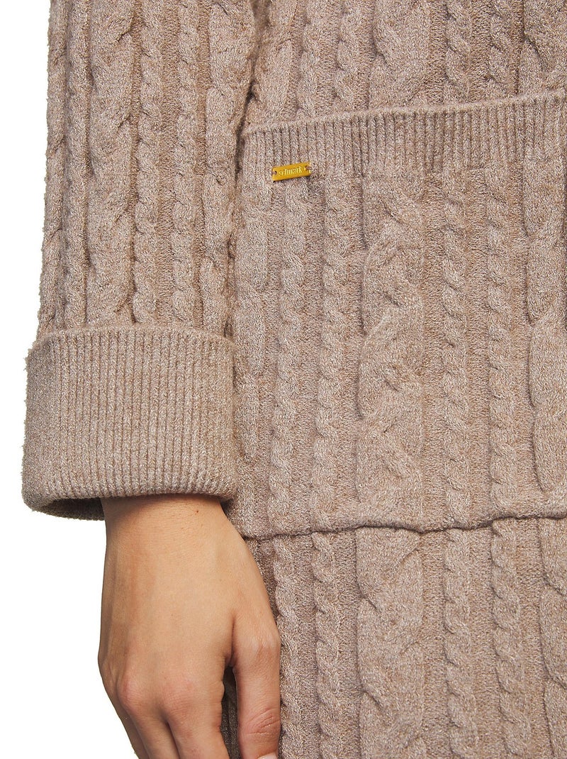 Veste cardigan Complementos Vainica Marron - Kiabi