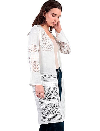 Veste cardigan Crochet