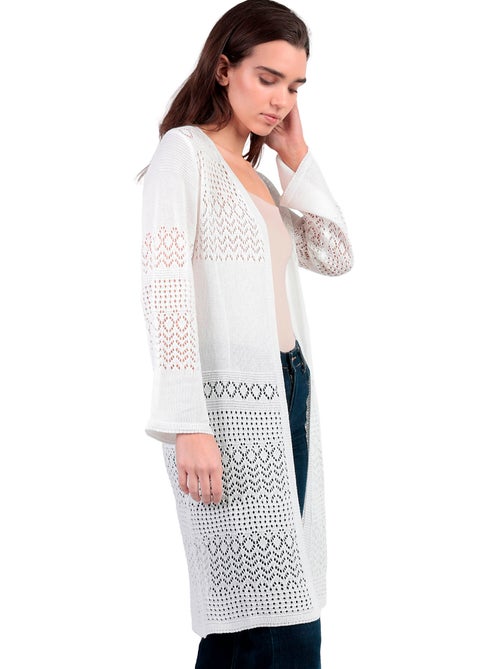Veste cardigan Crochet - Kiabi