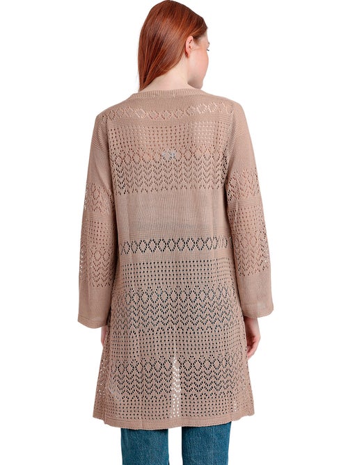 Veste cardigan Crochet - Kiabi