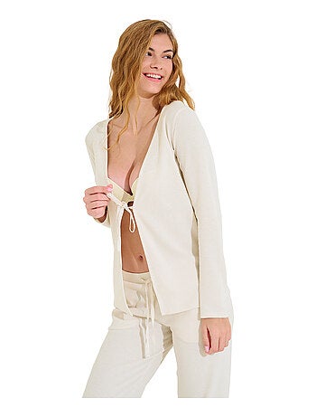 Veste cardigan d'intérieur manches longues FREELY