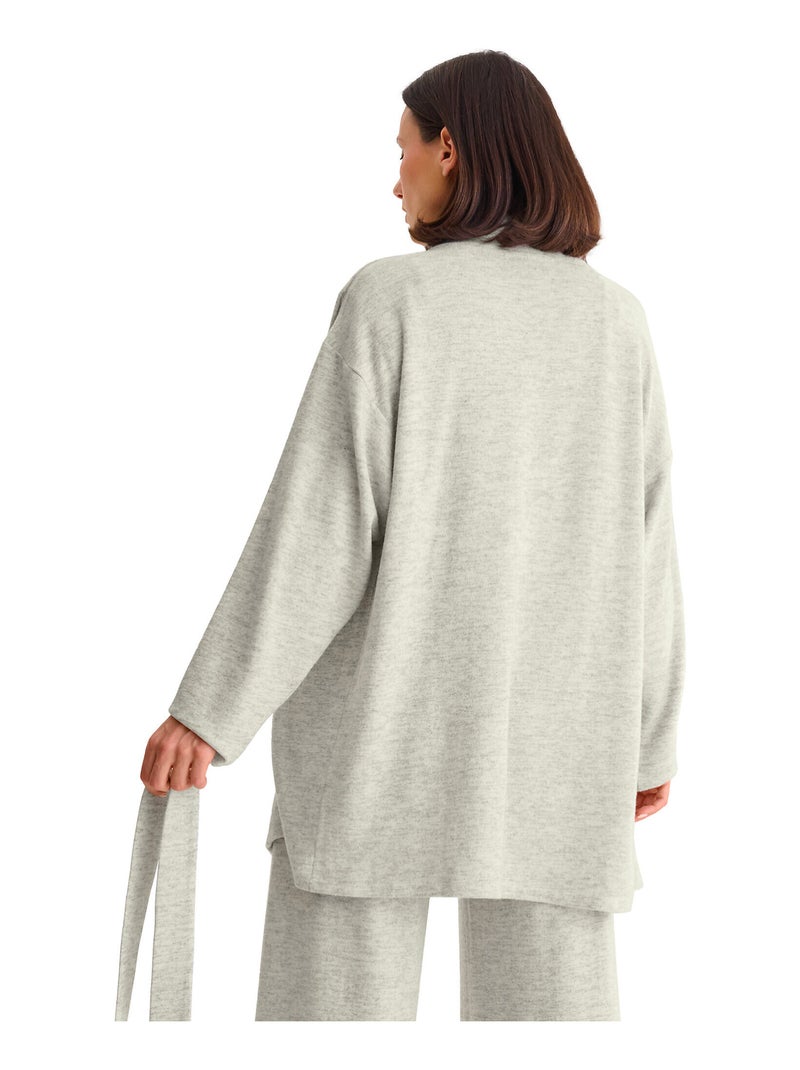 Veste cardigan manches longues ROSIE Ecru - Kiabi