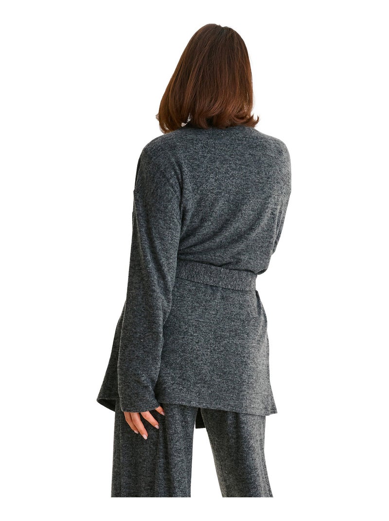 Veste cardigan manches longues ROSIE Gris - Kiabi