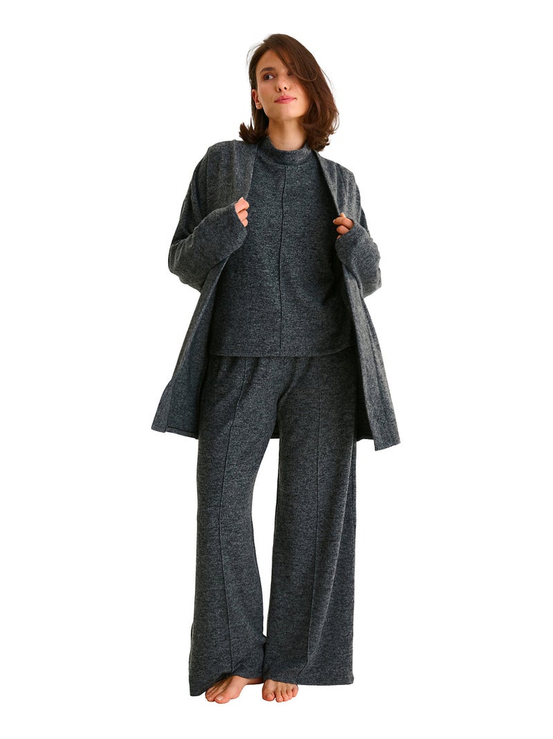 Veste cardigan manches longues ROSIE Gris - Kiabi