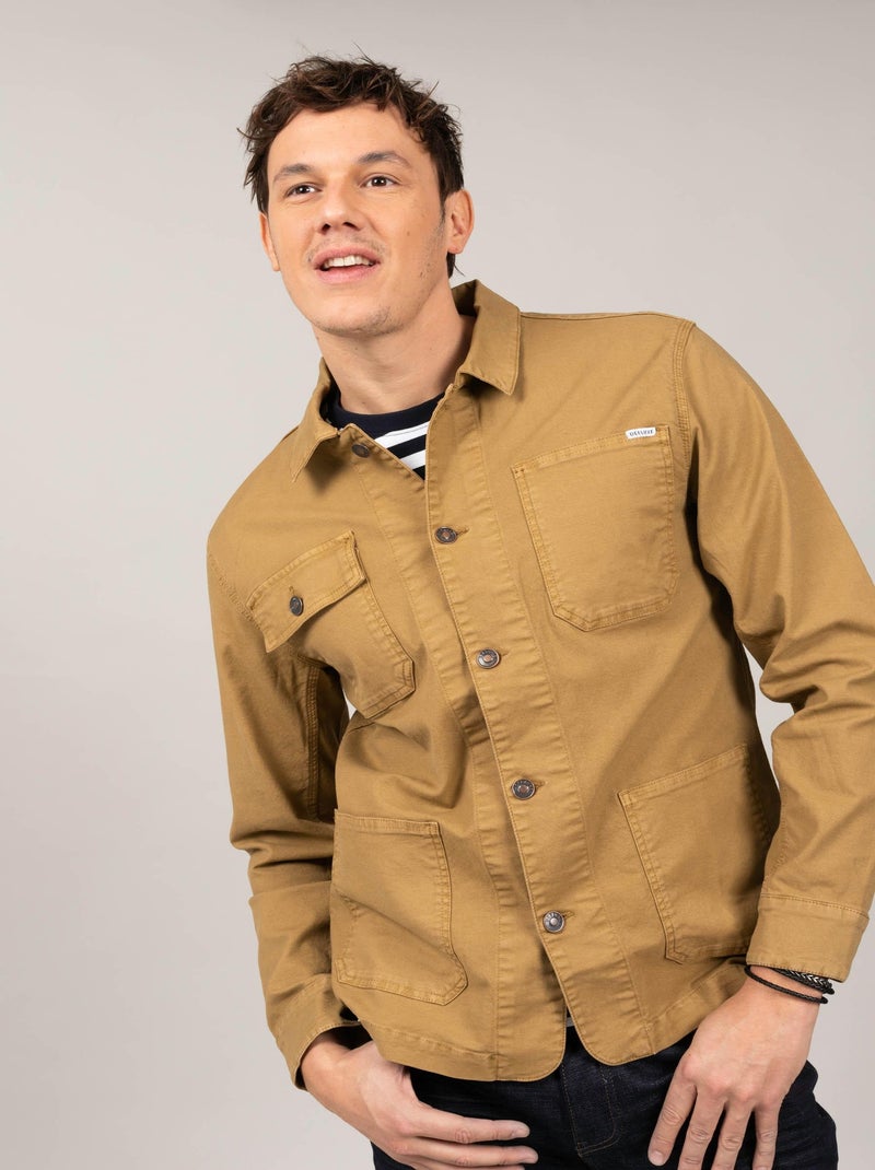 Veste cargo 'Deeluxe' Marron caramel - Kiabi