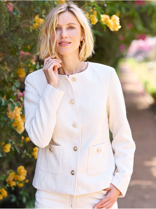 Veste cérémonie encolure ronde - DAXON - Kiabi