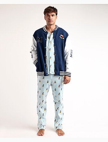 Veste chaude à manches longues Mickey New York pour homme de Disney