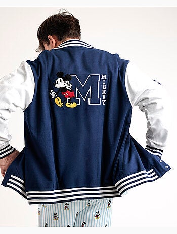 Veste chaude à manches longues Mickey New York pour homme de Disney