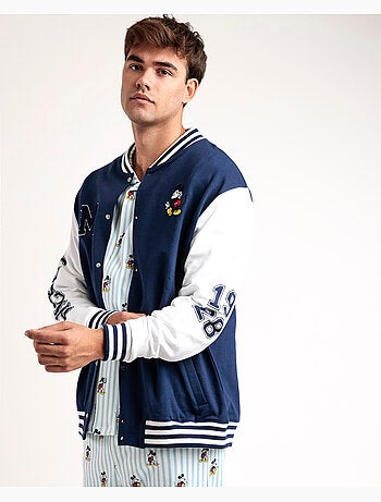 Veste chaude à manches longues Mickey New York pour homme de Disney