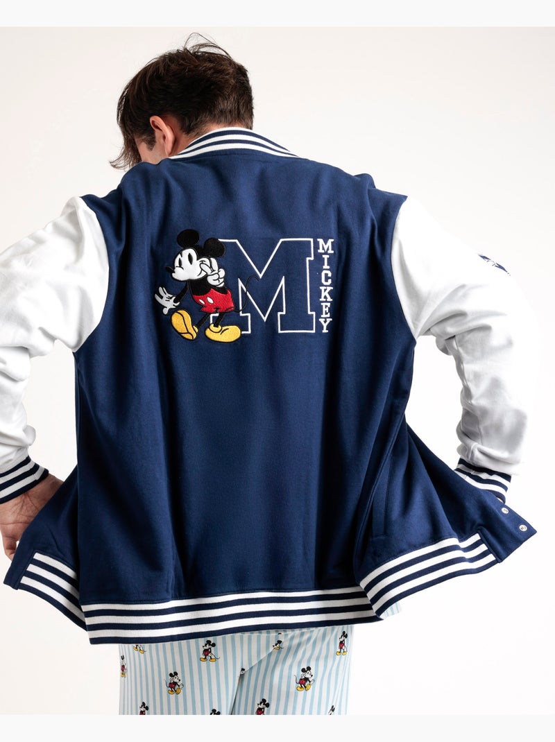 Veste chaude à manches longues Mickey New York pour homme de Disney Bleu - Kiabi