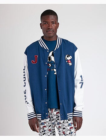 Veste chaude à manches longues Snoopy Cool pour homme PEANUTS