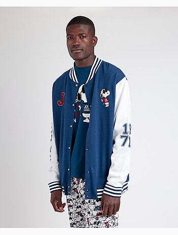 Veste chaude à manches longues Snoopy Cool pour homme PEANUTS