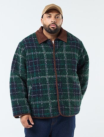 Veste chaude réversible avec velours