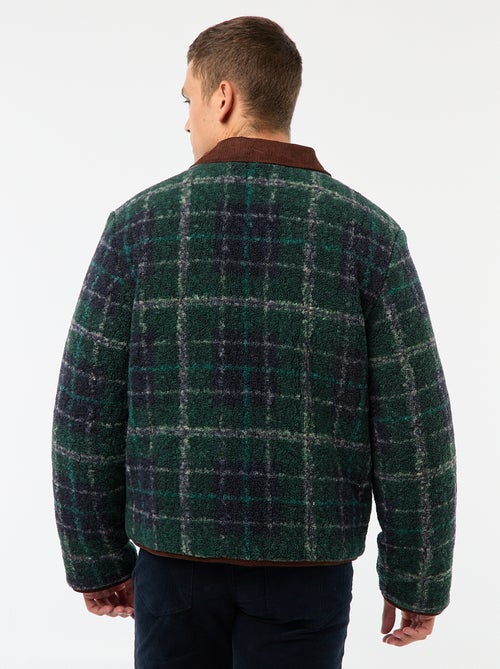 Veste chaude réversible - Kiabi