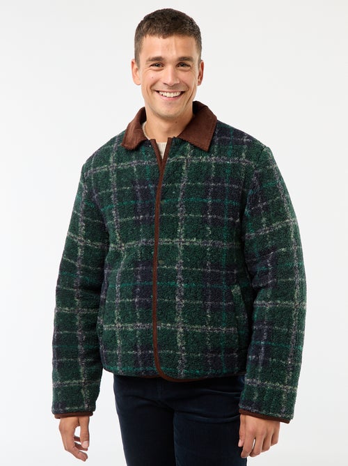 Veste chaude réversible - Kiabi