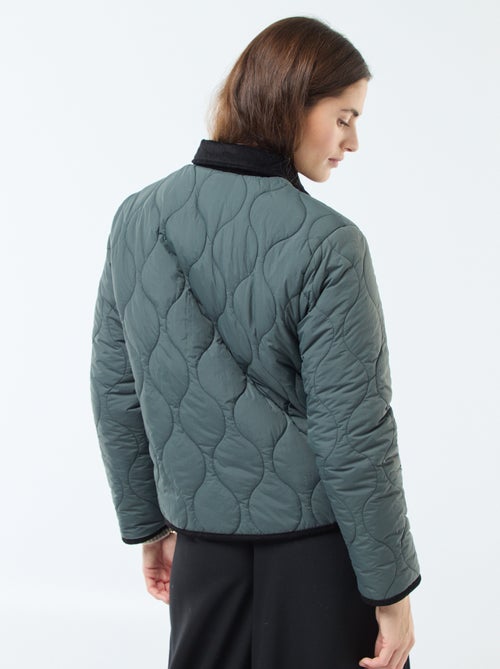 Veste chaude réversible - Kiabi