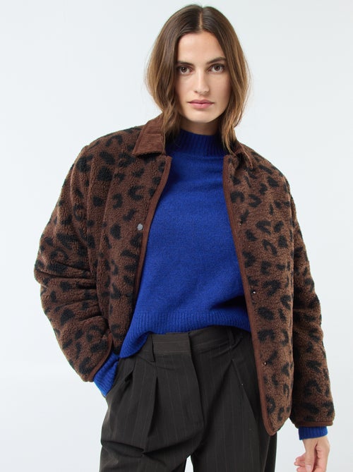 Veste chaude réversible - Kiabi