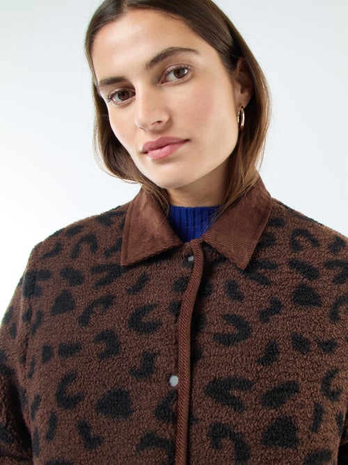 Veste chaude réversible - Kiabi