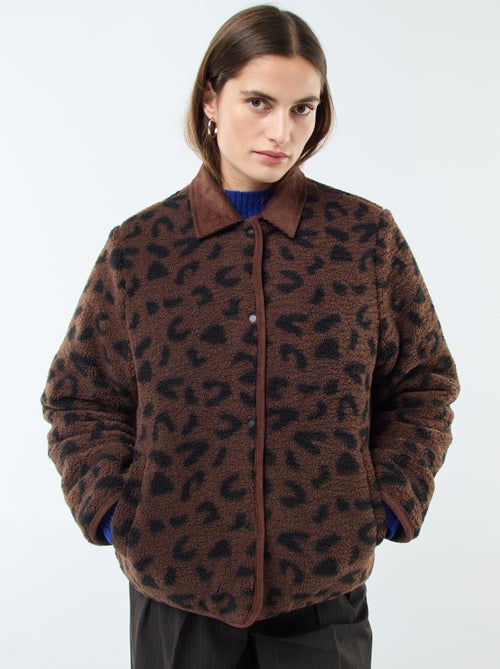 Veste chaude réversible - Kiabi