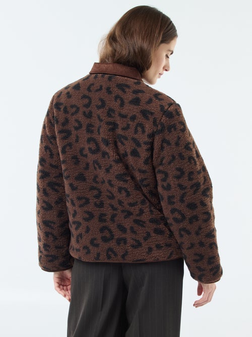 Veste chaude réversible - Kiabi