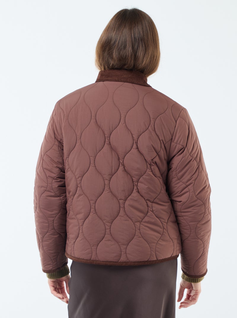 Veste chaude réversible Rouge - Kiabi