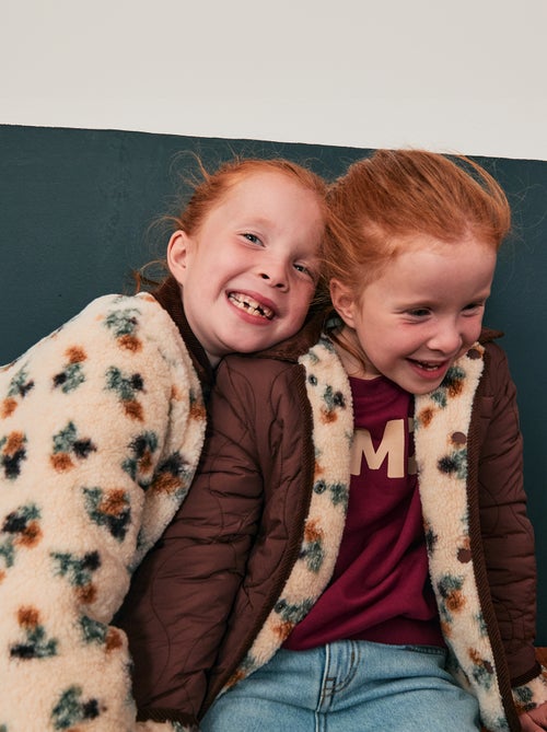 Veste chaude style workwear réversible - Kiabi