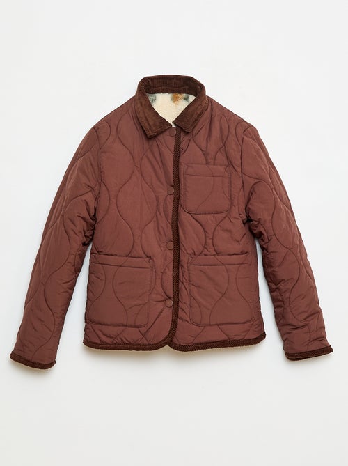 Veste chaude style workwear réversible - Kiabi